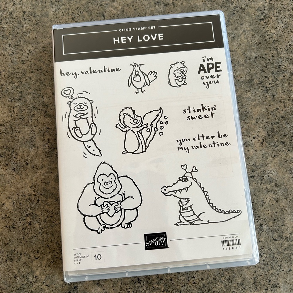 Retired [Stampin’ Up] Valentine’s Hey Love, NWT